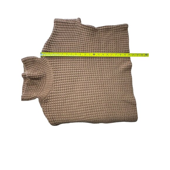 Goodnight Macaroon Sweater Top Cropped Cowl Neck Chunky Knit Womens No Tag - Picture 7 of 7